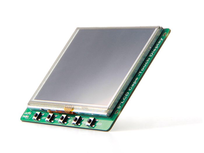 SeeedStudio 5 Inch BeagleBone Green LCD Cape with Resistive Touch [SKU: 104990262] ( 비글본 그린 5인치 터치 LCD )
